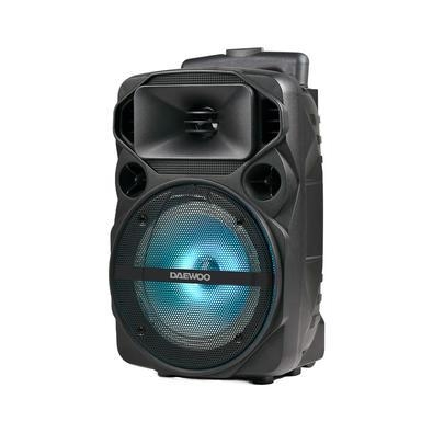 Caixa de som portátil bluetooth flashbox 150, modelo dw0820, cor preta, daewoo.     com a caixa de som flashbox 150 daewoo a sua festa está garantida!