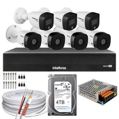 Conteúdo   01 dvr intelbras mhdx 1008-c 5x1 de 08 canais 04 câmeras intelbras 1220 b full hd 03 câmeras intelbras 1220 fullcolor - fullhd alta definiç