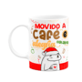 Conteúdo: 1 caneca   características: material: cerâmica capacidade: 325ml altura: 9,5cm diâmetro: 8cm cor: branca  informações adicionais: a sua cane