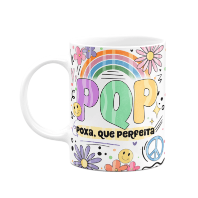 Conteúdo: 1 caneca   características: material: cerâmica capacidade: 325ml altura: 9,5cm diâmetro: 8cm cor: branca  informações adicionais: a sua cane