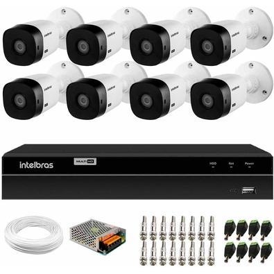 Descrição do produto  itens inclusos: 01 - dvr stand alone multi hd intelbras mhdx-1108 - 8 canais 1080n hdcvi, hdtvi, ahd, analógico + 2 canais 5mp i