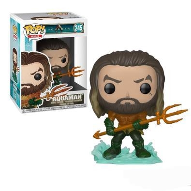 Funko pop dc comics - aquaman 245  - funko pop dc comics - aquaman 245 os bonecos colecionáveis funko pop ganharam o coração dos fãs ao redor do mundo