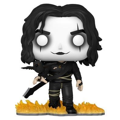 Funko pop the crow - eric draven with crow 1429  - funko pop the crow - eric draven with crow 1429 os bonecos colecionáveis funko pop ganharam o coraç