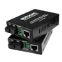 Extensor conversor fibra optica  para rj45 10/100/1000 mbps   -  o conversor de fibra óptica para ethernet tem como função converter o sinal elétrico 