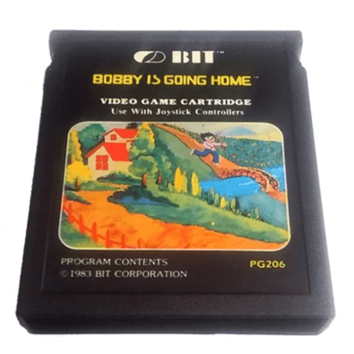 Jogo retro video game atari bobby is going home   este cartucho roda 100% o jogo que foi lançado na época pela atari e você ira desfrutar plenamente, 