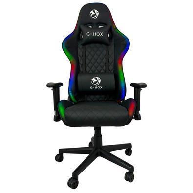 marca: g-hoxmodelo: 2049dfunção led rgb com diversos modos e coresmaterial: couro sintético pvcapoio de braço: apoio de braço 2dbase: material de náil