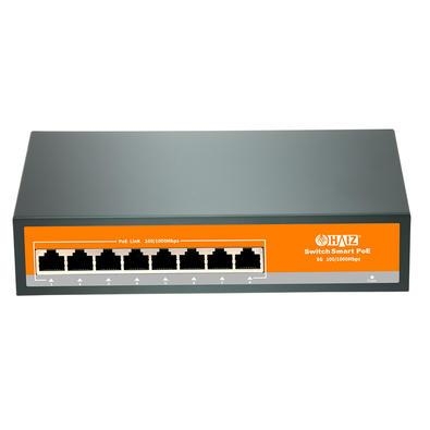 O Switch HZ-1008GBPOE é projetado para oferecer conectividade confiável e eficiente para uma variedade de ambientes. Com 8 portas PoE 10/100/1000Mbps 