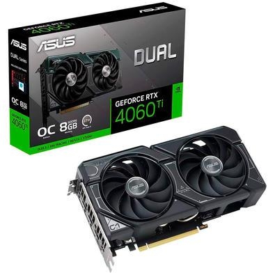 Marca: asusmodelo: dual geforce rtx 4060 ti oc editionp/n: dual-rtx4060ti-08g asus dual geforce rtx 4060 ti oc edition 8gb gddr6 com duas poderosas ve