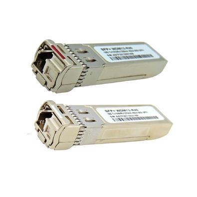 Descrição geral: este transceptor 10 gigabit sfp + baseado em laser eml resfriado foi projetado para transmitir e receber dados ópticos em fibra monom