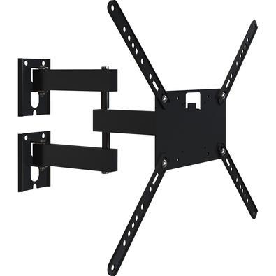 O suporte para tv articulado é um modelo ideal para tv de 14" a 58" preto. O suporte m3 de parede articulado com inclinação é compatível com tvs de te