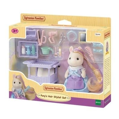 Coleção sylvanian families conjunto cabeleireiro da ponei 5644p epoch magiaentre no mundo encantado de sylvanian families com o incrível conjunto cabe