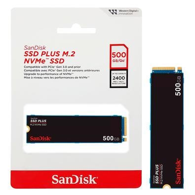 Marca: sandiskmodelo: plus p/n: sdssda3n-500g-g26 eleve o desempenho do seu pc com o ssd sandisk ssd plus m.2 nvme, a unidade que é 5x mais rápida que