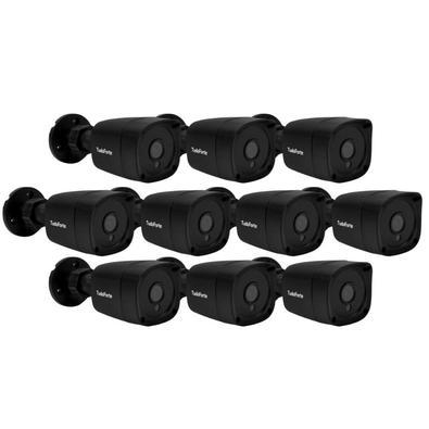 Kit 10 câmeras de segurança full hd 1080p 2mp bullet black visão noturna de 20 metros lente 2.8mm tudo forte  nós da tudo forte, criamos este kit para