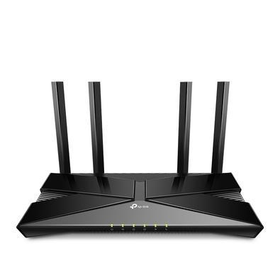 Wi-fi 6 dual band ax1800: 1201 mbps (5 ghz) + 574 mbps (2.4 ghz)*    portas full gigabit e usb 2.0: 1x porta wan/lan ge + 3x portas lan ge + 1x porta 