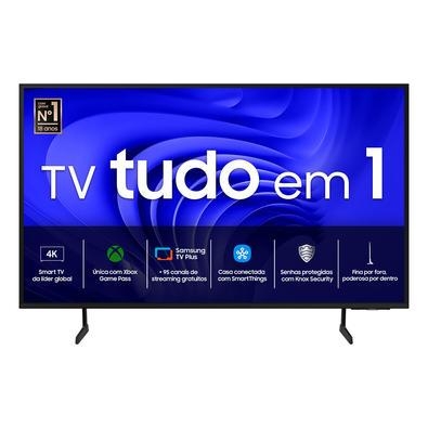 Samsung smart tv 65” uhd 4k 65du7700 2024, processador crystal 4k, gaming hub, visual livre de cabos, som em movimento virtual, ai energy mode, contro