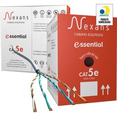 A linha de cabos nexans cat.5e oferece largura de banda de até 100 mhz para aplicações classe d de até 1 gb. Os cabos nexans cat5e são projetados para