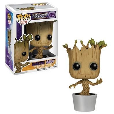 Assim como ele reuniu os guardiões da galáxia, o boneco funko pop! Dancing groot reunirá sua coleção da marvel. Esta figura de vinil com cabeça oscila