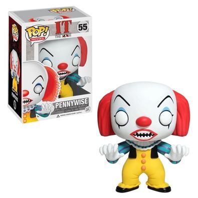 Pennywise está indo além da cidade de derry para aterrorizar novas presas. Adicione o boneco funko pop! Pennywise à sua coleção de terror, ou ele virá