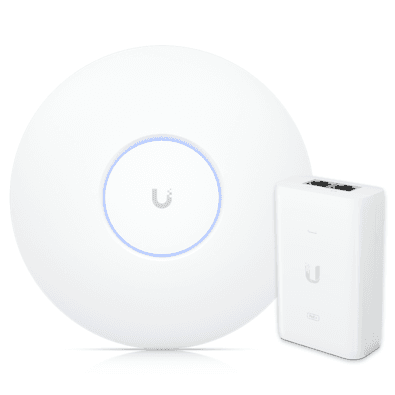 ITENS:01 Roteador Wi-Fi 6 Access Point 2.7 Gbps + Injetor PoE+ | U6 Long Range Ubiquiti C/ Fonte 48V 30W.CARACTERÍSTICAS:GARANTIA DE QUALIDADEO Rotead