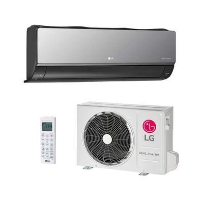 ar condicionado split lg hi wall inverter artcool voice +ai 24.000 btu/h frio bifá,sico cinza escuro/espelhado s3-q24k2r1b - 220v&bull, lg nú,mero 1. 