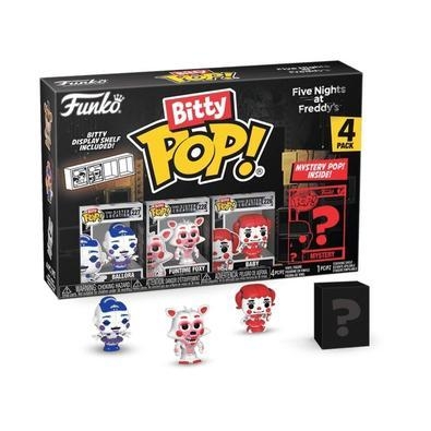 Seus personagens favoritos de five nights at freddy´s™ foram transformados em bitty pops! Expanda sua coleção com este conjunto de figuras bitty pop! 