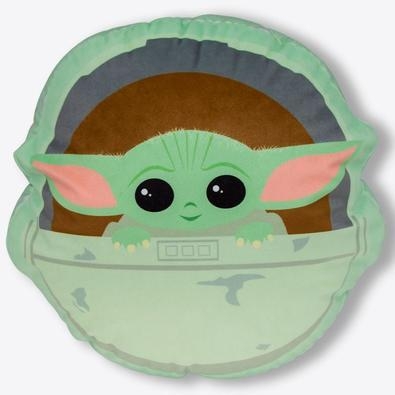 Almofada formato fibra baby yoda nave depois de um dia cheio de aventuras, você precisa de uma pausa para descansar? Então essa almofada é para você! 