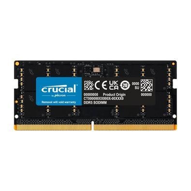 Aumente a performance do seu notebook Memória RAM Crucial 16GB DDR5 5200MHz Notebook CT16G52C42S5 PretoCom velocidade de 5200MHz, essa RAM é ideal par