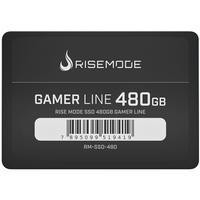 SSD Rise Mode Gamer Line 480 GB, SATA, Leitura 535MB/s, Gravação 435MB/s - RM-SSD-480