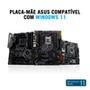 Placa-mãe Asus TUF Gaming B550M-Plus AMD DDR4 A TUF Gaming B550M-PLUS Reúne os elementos essenciais da mais recente plataforma AMD e os combina com fu