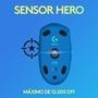 O G305 apresenta o sensor HERO de última geração com sensibilidade de 200 a 12.000 DPI para precisão de nível de competição. A tecnologia sem fio LIGH