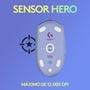 O G305 apresenta o sensor HERO de última geração com sensibilidade de 200 a 12.000 DPI para precisão de nível de competição. A tecnologia sem fio LIGH