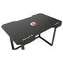 Mesa Gamer Fortrek Vickers - Preto e Vermelho   A Mesa Gamer Fortrek Vickers traz o conforto que suas longas partidas precisam! Pensando na ergonomia 