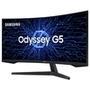 Monitor Gamer Samsung Odyssey G5 34' VA, Curvo, Wide, 165 Hz, 2K QHD, 1ms, FreeSync Premium, HDR10, HDMI/DisplayPort Cenas vívidas que te envolvem, ab