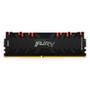 Memória Kingston Fury Renegade FURY KF436C18RBA / 32 é um 4G x 64 bits (32GB) DDR4-3600 CL18 SDRAM (DRAM síncrona) 2Rx8, módulo de memória, com base e