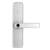 Fechadura Digital KaBuM! Smart 500 - Biometria, Controle via aplicativo, Branco (com maçaneta) - KBSG002 5 modos de abertura: Abra portas de 5 maneira
