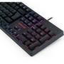 Teclado Mecânico Gamer Redragon Kama, RGB, Switch Blue, USB 2.0, ABNT2 - K578-RGB (PT-BLUE) O Kama tem formato full-size, trazendo o pad numérico, sen