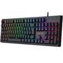 Teclado Mecânico Gamer Redragon Kama, RGB, Switch Blue, USB 2.0, ABNT2 - K578-RGB (PT-BLUE) O Kama tem formato full-size, trazendo o pad numérico, sen