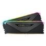 Memória Corsair Vengeance RT, RGB, 16GB (2x8GB), 3200MHz, DDR4, CL16, Preto A Memória Corsair Vengeance RT DDR4 conta com Iluminação RGB Dinâmica, cap