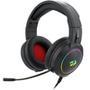 Headset Gamer Redragon Mento, RGB, Drivers 50mm, USB e P2, Preto  Perfeito sem defeitos: sim, claro ou com certeza?! Design  O Headset Gamer Mento tra