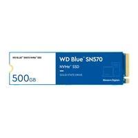 SSD WD Blue SN570, 500 GB, M.2 2280, NVMe, Leituras 3.500Mbp/s, Gravação 2.300Mbp/s, Azul    Acenda a imaginação — Inspire a criatividade Viva o momen