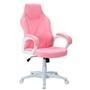 Cadeira Gamer Motospeed Hyrax, Até 150kg, Design ergonômico, Pistão Classe 4, Rosa As Cadeiras Hyrax foram desenvolvidas ergonomicamente para um confo