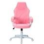 Cadeira Gamer Motospeed Hyrax, Até 150kg, Design ergonômico, Pistão Classe 4, Rosa As Cadeiras Hyrax foram desenvolvidas ergonomicamente para um confo