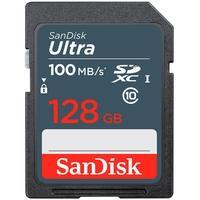 Cartão de Memória SanDisk Ultra SDHC UHS-I, 128GB, 100MB/s - SDSDUNR-128G-GN3IN    Feito para as memórias insubstituíveis   Tire fotos melhores e arma
