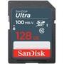 Cartão de Memória SanDisk Ultra SDHC UHS-I, 128GB, 100MB/s - SDSDUNR-128G-GN3IN    Feito para as memórias insubstituíveis   Tire fotos melhores e arma