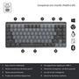 Teclado Mecânico Sem Fio Logitech MX Mechanical Mini   Digitação mecânica fluida e silenciosa: o teclado mecânico MX Mini possui teclas tactile silenc