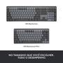 Teclado Mecânico Sem Fio Logitech MX Mechanical Mini   Digitação mecânica fluida e silenciosa: o teclado mecânico MX Mini possui teclas tactile silenc