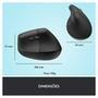 Mouse Sem Fio Logitech Lift   UMA NOVA ROTINA DE CONFORTO: Com o mouse Ergonômico Vertical sem fio LIFT, você fica confortável durante todo o tempo de