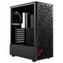 XPG VALOR AIR Black Mid Tower - Kit Inclui 4 Ventiladores VENTO 120, Gabinete para PC Mini-ITX, Micro-ATX, ATX, 7 Slots PCIe com um painel frontal mag