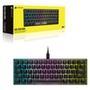 Teclado Mecânico Gamer Corsair K65, Mini 60%, RGB, USB, Switch Cherry O Teclado gamer mecânico CORSAIR K65 RGB MINI 60% combina desempenho superior co