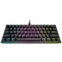 Teclado Mecânico Gamer Corsair K65, Mini 60%, RGB, USB, Switch Cherry O Teclado gamer mecânico CORSAIR K65 RGB MINI 60% combina desempenho superior co